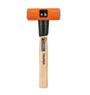 Mandarria 4lbs Octog Mango Madera Marca Truper