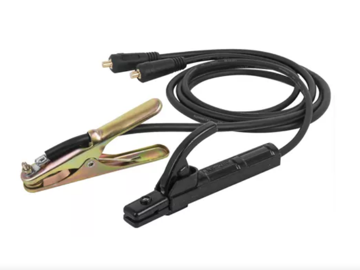 Juego de Cables de 1,5 Mts con Pinzas Para Soldar de 300 Amp Conector Dkj10-25