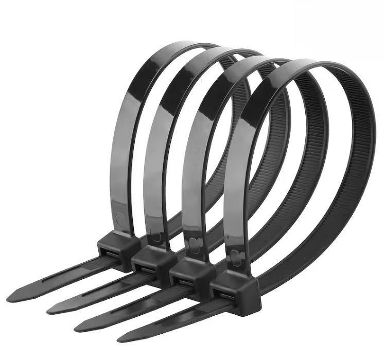 Tirrap Amarra Cable Negro Medida 10 Cm Precio Pack 100 Und Negro TIRN42