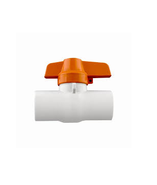 Valvula Bola PVC 1/2" SCH80 Soldable Marca PCP