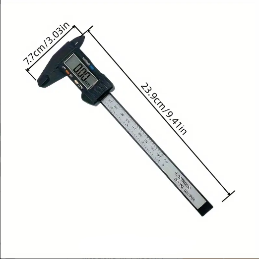 Vernier Electronico Digital 150 Mm Plastico Rigido