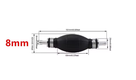 Pera Bomba Manual Gasolina Motor Fuera De Borda Yamaha