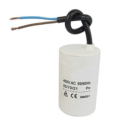 Capacitor con Cable para Bomba 18 MF 450VAC