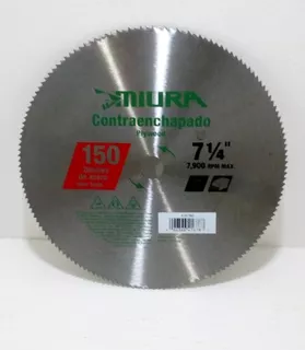 Disco de Corte de Sierra 150 Dientes 7 1/4 Miura