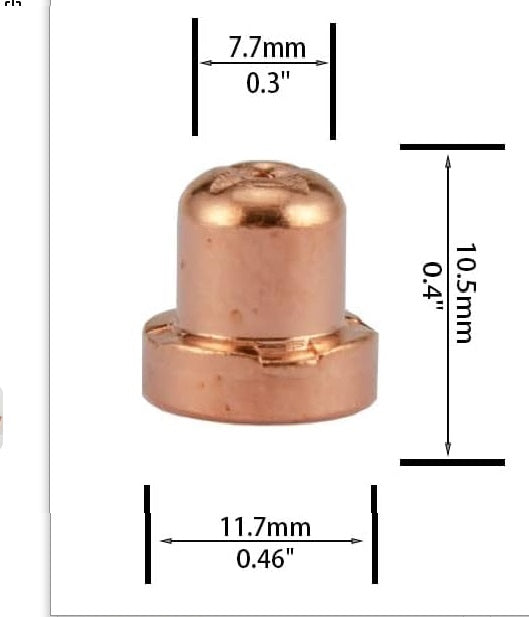 Nozzle Boquilla P/Antorcha Pt31 Corto SAW40 Precio Empaque 10UNDS