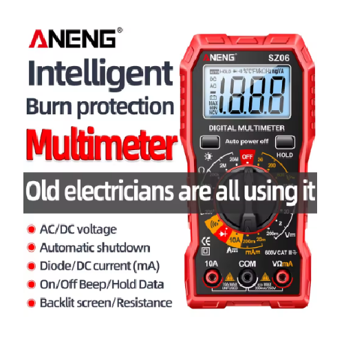 Multimetro Profesional Inteligente Aneng Sz06 Alta Precision
