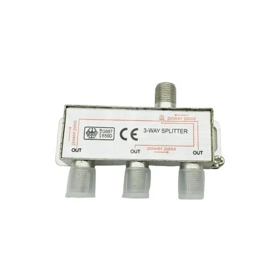 Splitter 3 Vias. Alta Capacidad 5-2300 Mhz